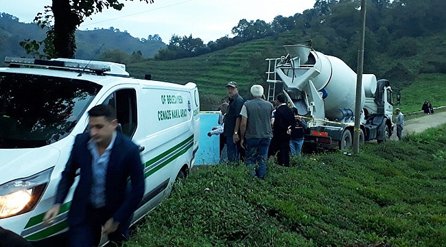 Beton mikseri can aldı