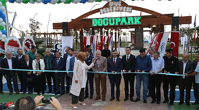 Rize Belediyesi'nin Doğu Park Projesi hizmete açıldı