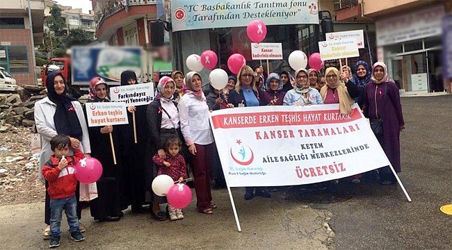 Rize'de 'Meme Kanseri' harekatı