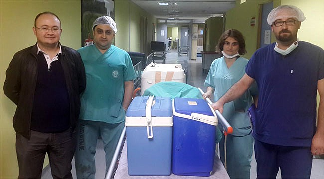 Rize'de ölen hastanın organları 5 hastaya umut olacak
