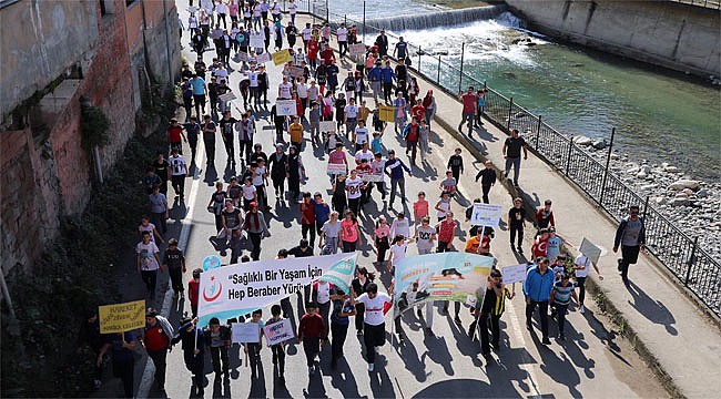 Rize, Dünya Yürüyüş Günü için yürüdü