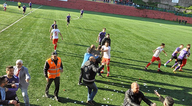 BAL Ligi maçında taraftar arbede çıkardı