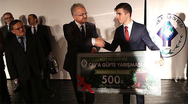 Çaya güfte yaptılar, ödülleri aldılar