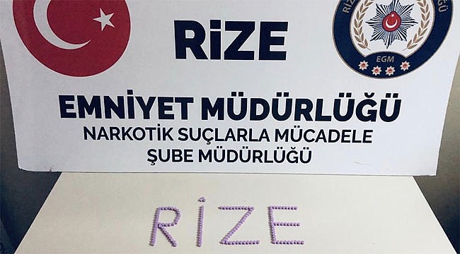 Rize'de taraftar otobüsüne uyuşturucu operasyonu