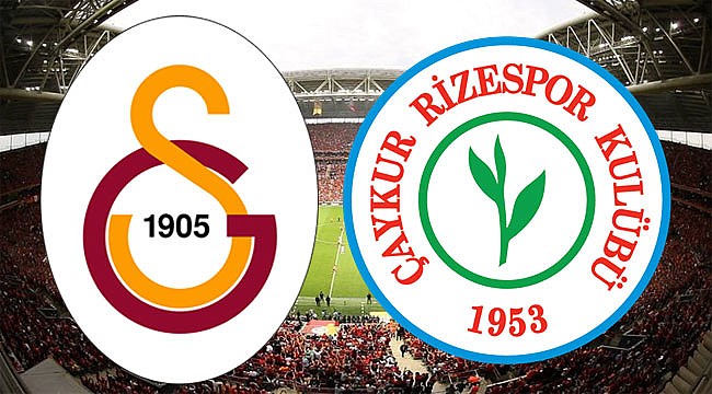 Çaykur Rizespor ile Galatasaray 38. randevuda