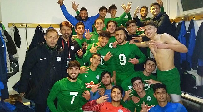 Çaykur Rizespor U19'dan 3 golle 3 puan