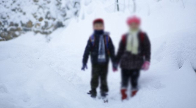 Rize'de 6 ilçede Cuma günü okullar tatil edildi