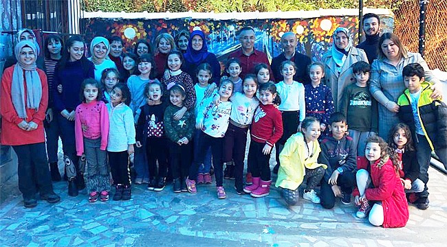 Vali Çeber, minik ressamlarla Yerli Malı Haftasını kutladı