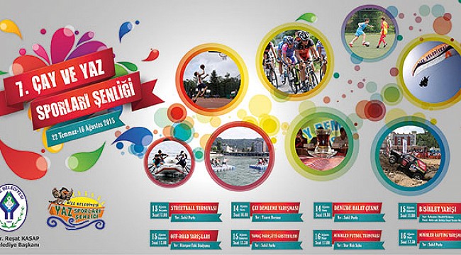 7. Çay ve Yaz Sporları Şenliği başlıyor
