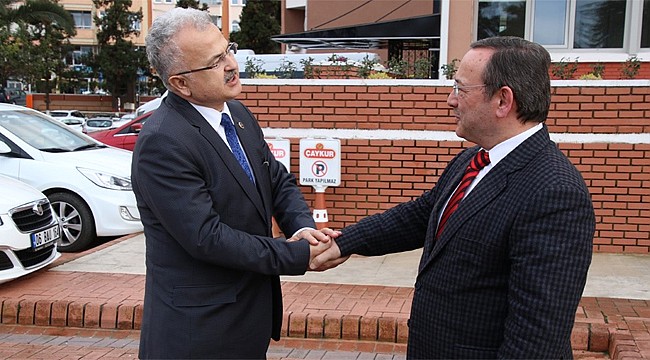 Başkan Kasap veda ziyaretlerinde