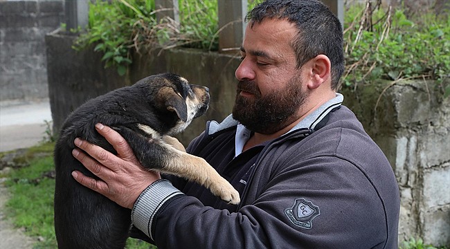Yavru köpeği yeniden hayata döndürmenin mutluluğu