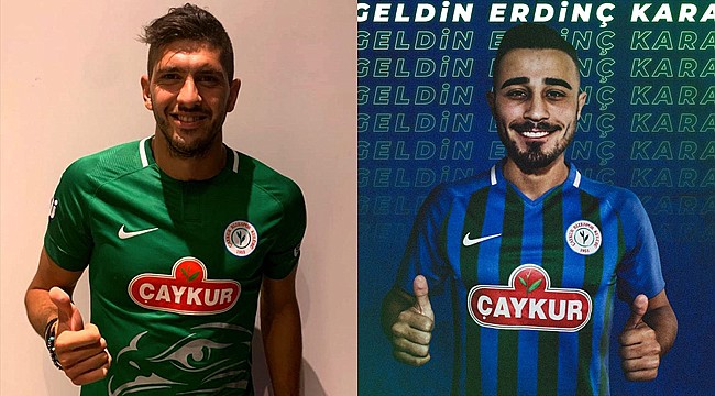 Çaykur Rizespor'dan defansa 2 yeni transfer