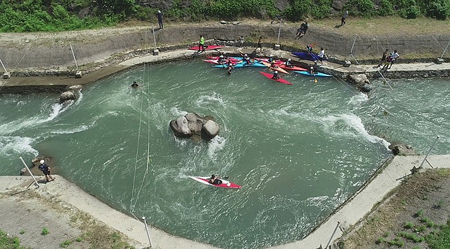 Akarsu Slalom Kano Türkiye Kupası Rize'de yapıldı