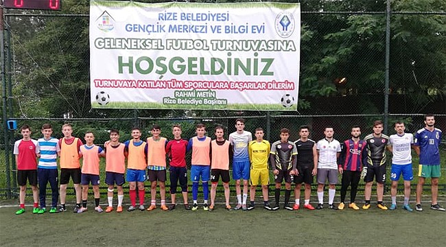 Ribegem'in ödüllü halı saha turnuvasına yoğun ilgi