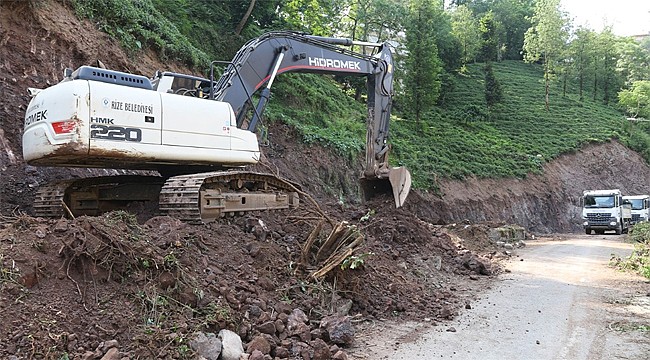Rize Kalesi'ne çıkan yollar genişletiliyor