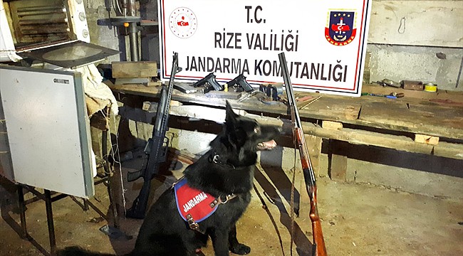 Ardeşen'de kaçak silah atölyesine baskın