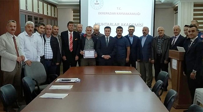 Derepazarı'nda 'Muhtarlar Akademisi' düzenlendi
