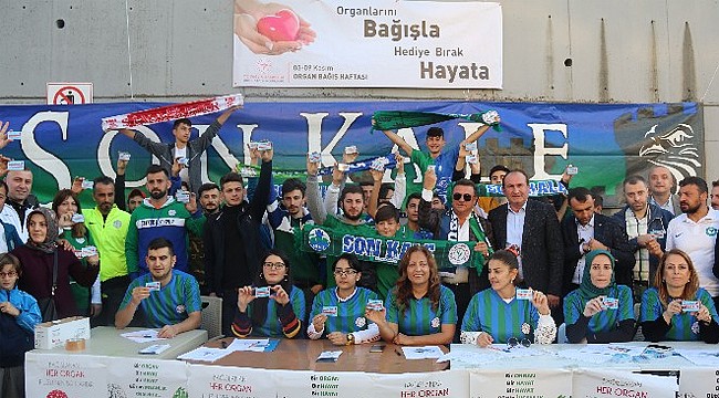 Çaykur Rizesporlu taraftarlardan organ bağışına destek