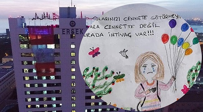 Esila'nın resmi Siyami Ersek Hastanesine asıldı