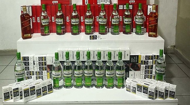 Fındıklı'da sigara ve alkol kaçakçılarına darbe