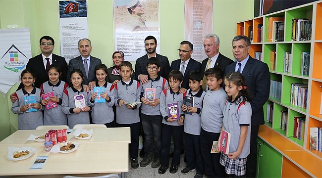 Kalkandere'de Şehit Mehmet Ali Yılmaz kütüphanesi açıldı
