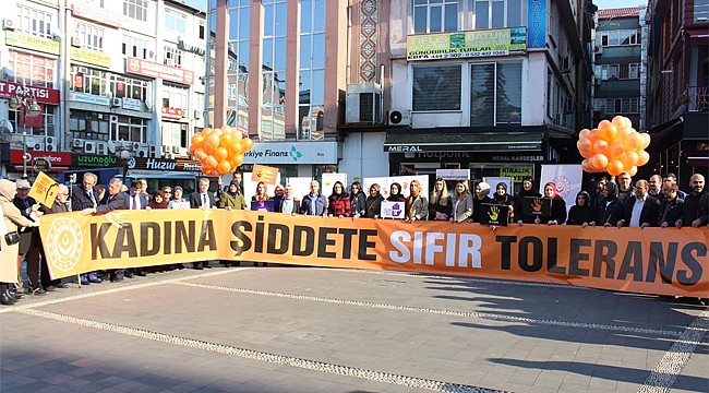 Rize'de Kadına Şiddete Hayır etkinliği düzenlendi