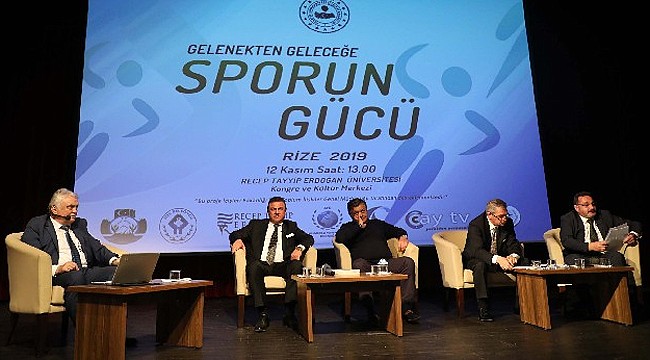 Rize'de Sporun Gücü konuşuldu