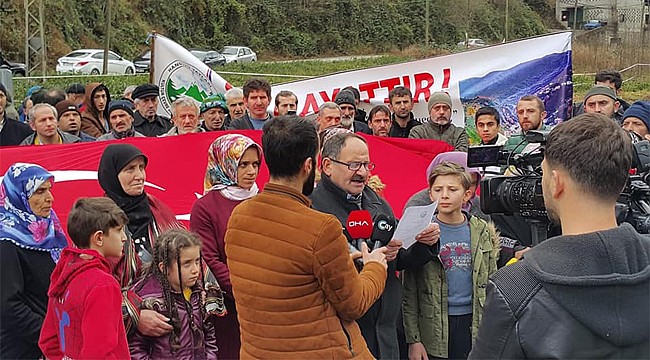 Gürgen Deresindeki hukuksuz HES yapımına tepki