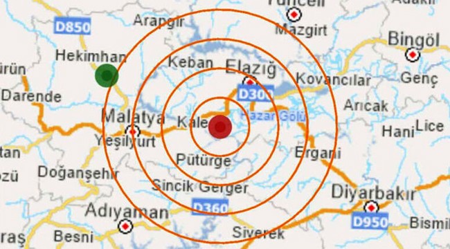 Elazığ'da 6.8 şiddetinde deprem: Ölü sayısı artıyor