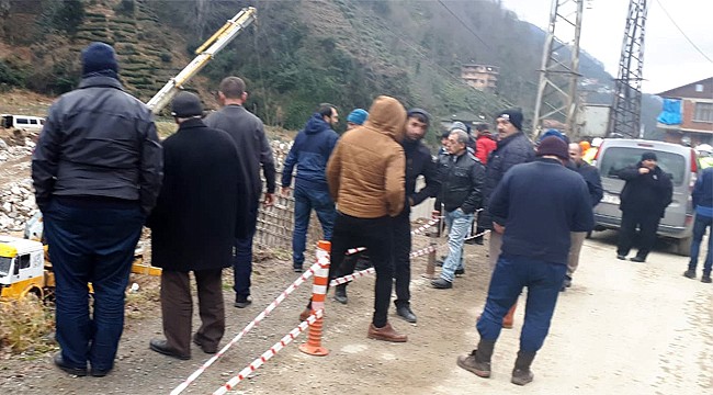 Güneysu'da vatandaşın tepkisi HES çalışmalarını durdurdu