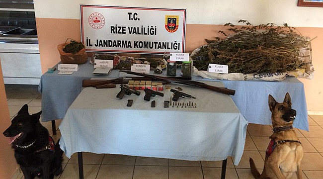 Rize Jandarması bir ayda 96 kişi yakaladı