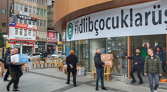 Rizespor taraftarlarından İdlib'deki çocuklara yardım eli