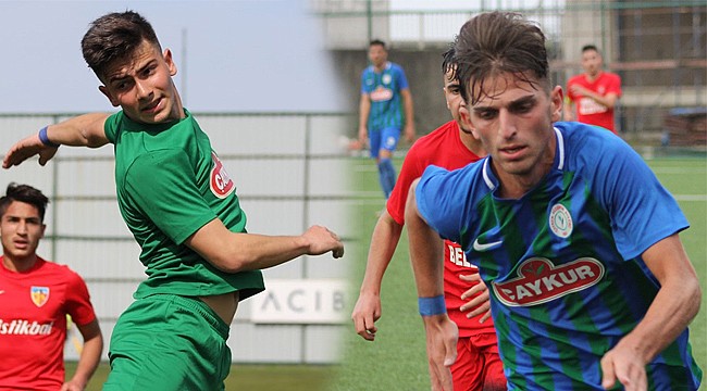 Rizesporlu Emrecan ve Muharrem profesyonel oldu