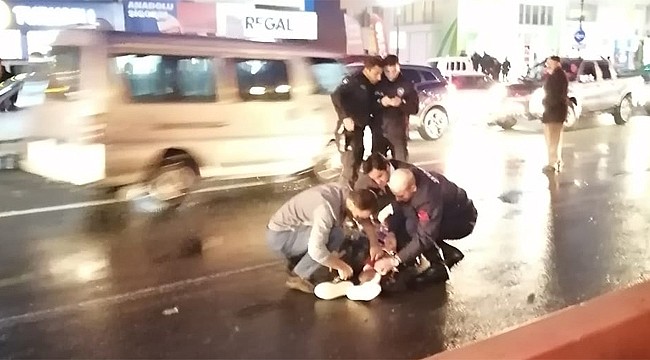 Ardeşen'de cadde ortasında silahlı saldırı