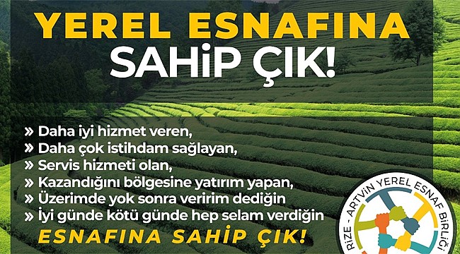 Ardeşen'de 'Yerel Esnafına Sahip Çık' toplantısı