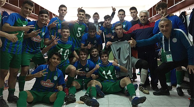 Çaykur Rizespor U17'den deplasmanda 3 puan