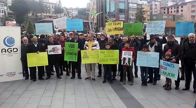 Trump'ın Yüzyılın Planı'na Rize'den sert tepki