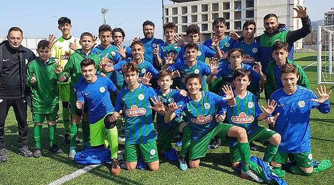 Çaykur Rizespor U14'ten farklı galibiyet: 6-0