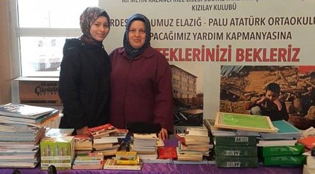 Rize Lisesi öğrencilerinden Elazığ'daki kardeş okula yardım