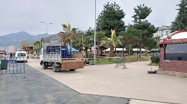 Rize sahilinde koronavirüs kısıtlaması