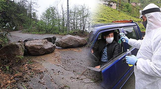 Çayeli'nde muhtardan ilginç koronavirüs tedbiri