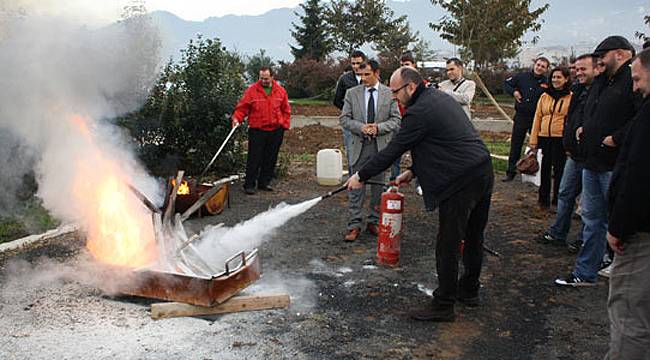 RİKE Personeline Yangın Eğitimi