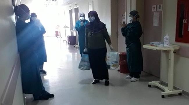 Rize'de kanser hastası kadın koronavirüsü yendi