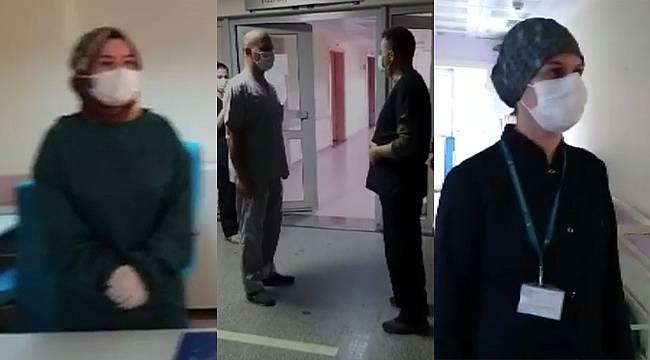 Rize'de virüsü yenen 3 hastane çalışanı yeniden göreve döndü