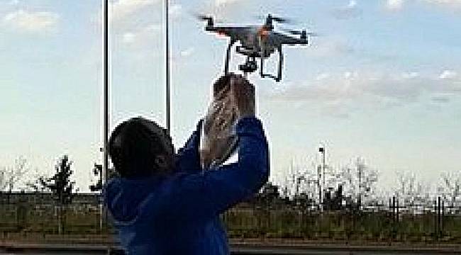 Rizeli vatandaş market alışverişini Drone ile yaptı