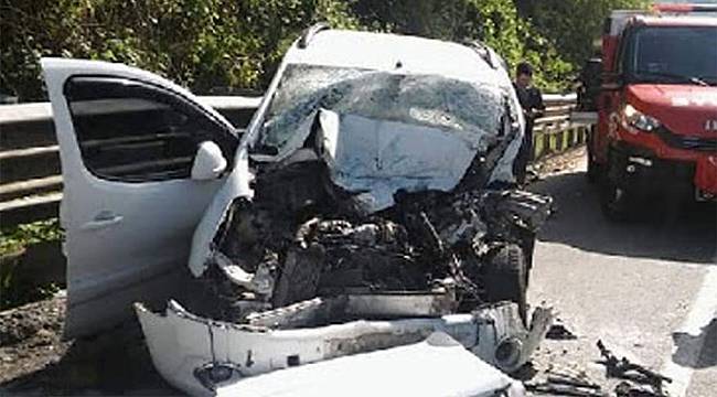 Derepazarı'nda feci kaza: 1 ölü, 6 yaralı