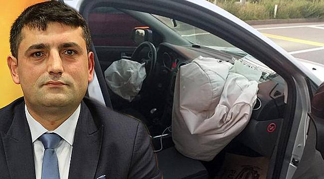 MHP Rize İl Başkanı İhsan Alkan kaza geçirdi