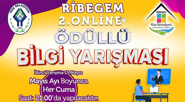 Rize Belediyesi'nden gençler için ödüllü online bilgi yarışması