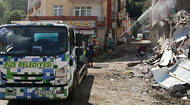 Rize'den Dereli'ye yardım eli