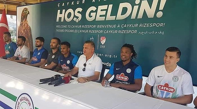 Çaykur Rizespor, 7 yeni transferini tanıttı